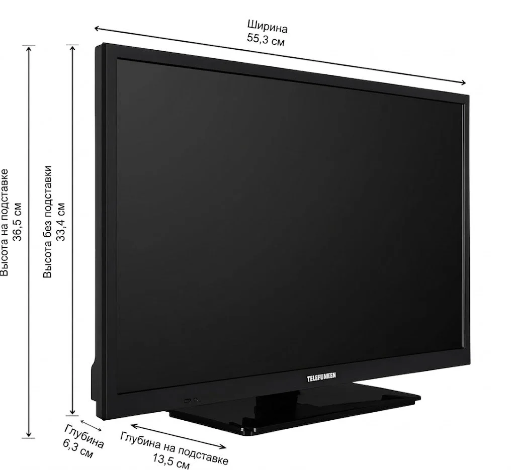 Телевізор 24" Telefunken XH24O550M / HD / 50 Гц / LED / T2, фото №2