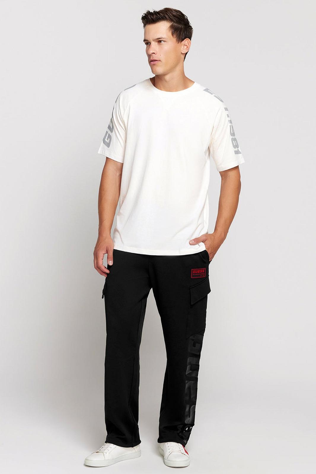 Мужская футболка GUESS Activewear V4GI02K46D1 / Белая / Размер S, фото №3