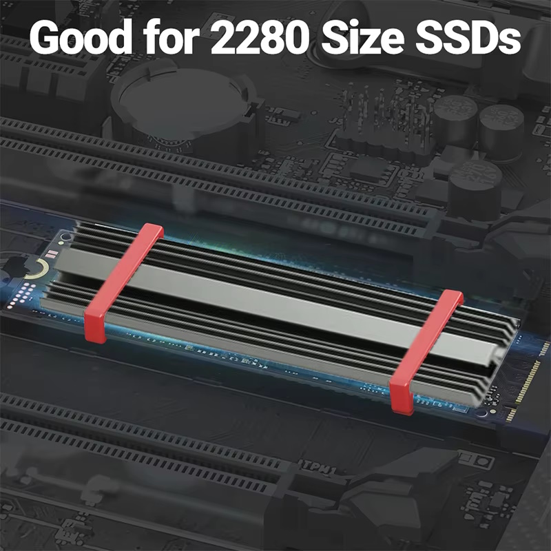 Радиатор для охлаждения SSD Teucer Slim M.2 2280 NVMe Sata для PS5 PC ноутбука, фото №6 Радиатор для охлаждения SSD Teucer Slim M.2 2280 NVMe Sata для PS5 PC ноутбука, фото №6