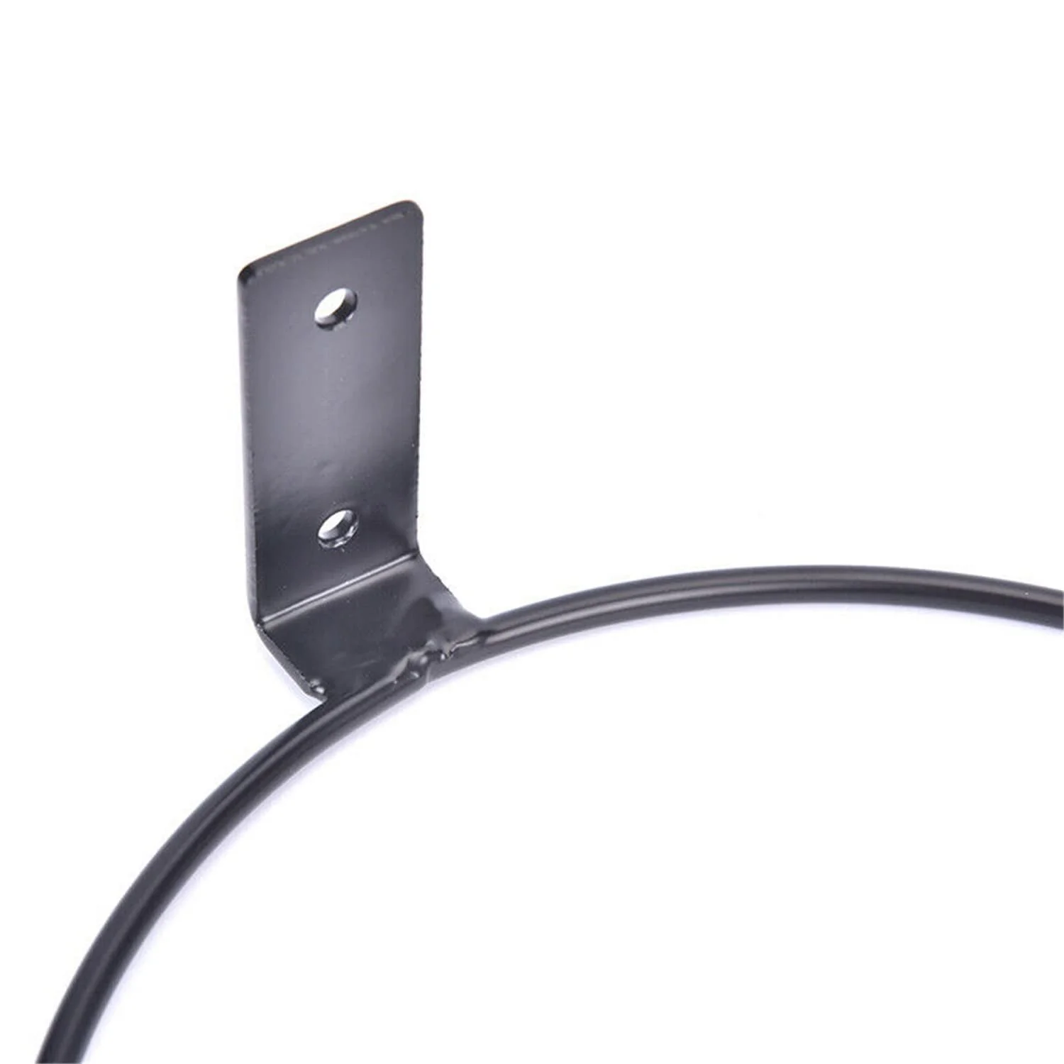 Настінний тримач для квіткових горщиків 3 шт. 8 дюймів Метал Чорний, фото №6