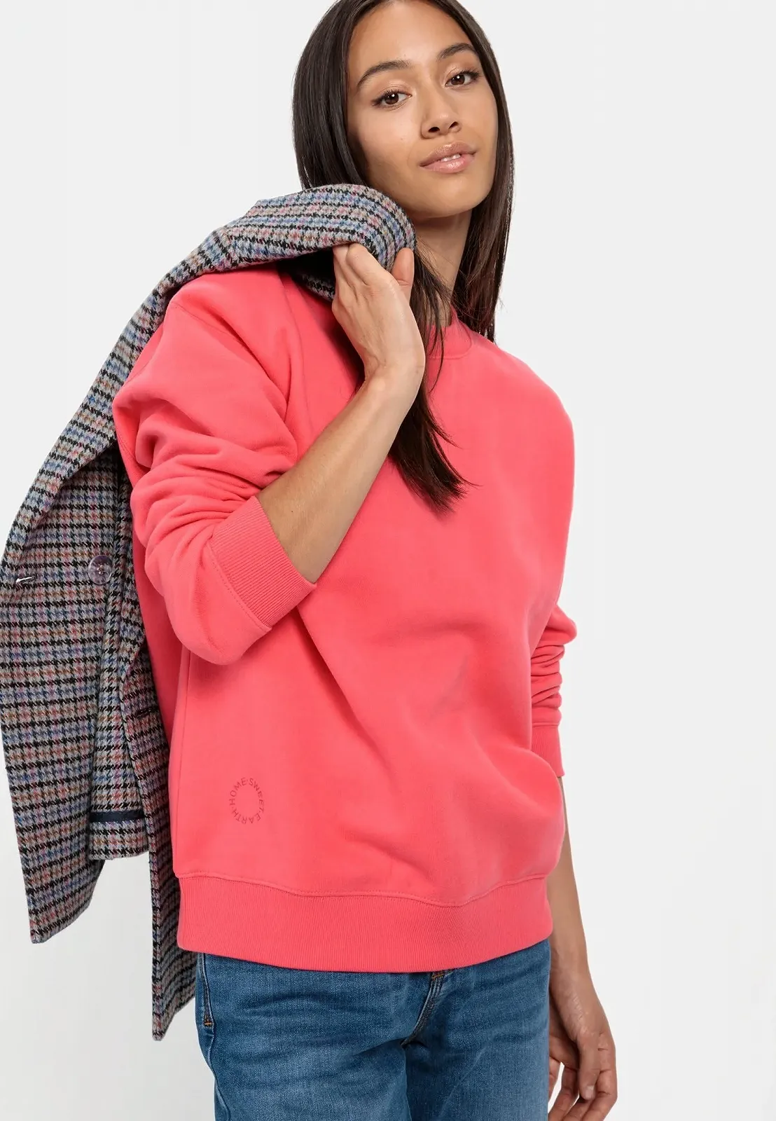 Женский свитшот camel active из чистого хлопка, фото №5