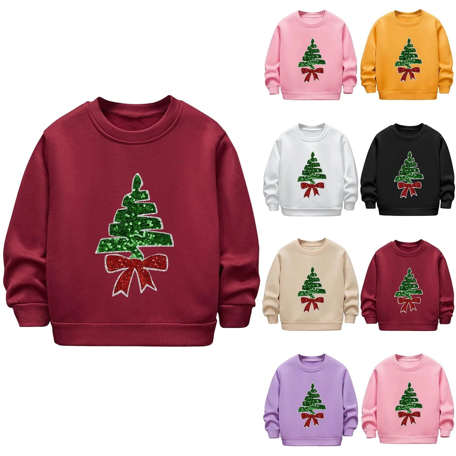 Світшот NZYIHAO для дівчат, дитячий пуловер, бавовняний, фото №3