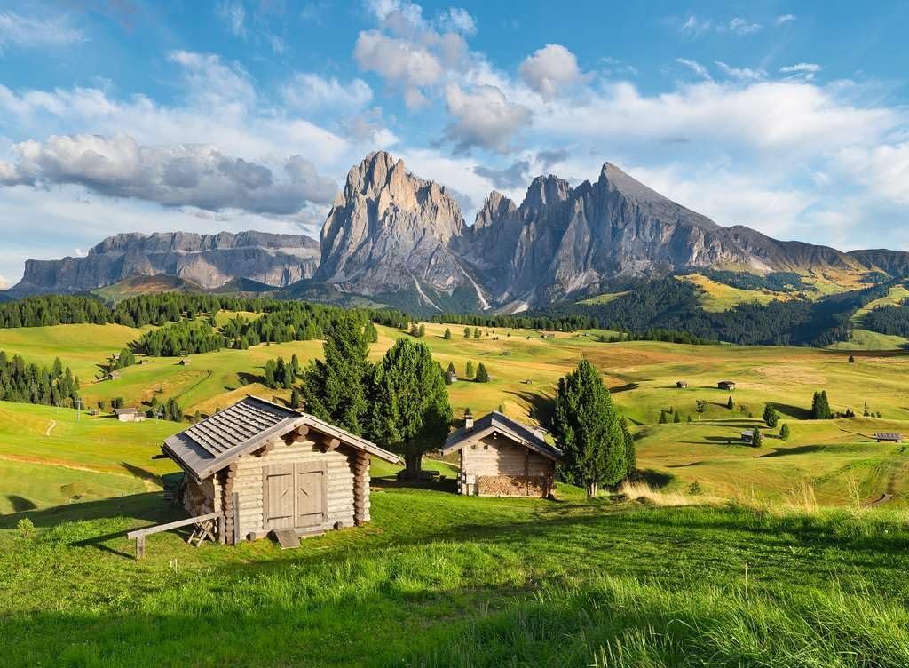 Пазл Ravensburger Dolomite Idyll of Siusi 12001383 500 элементов, фото №2