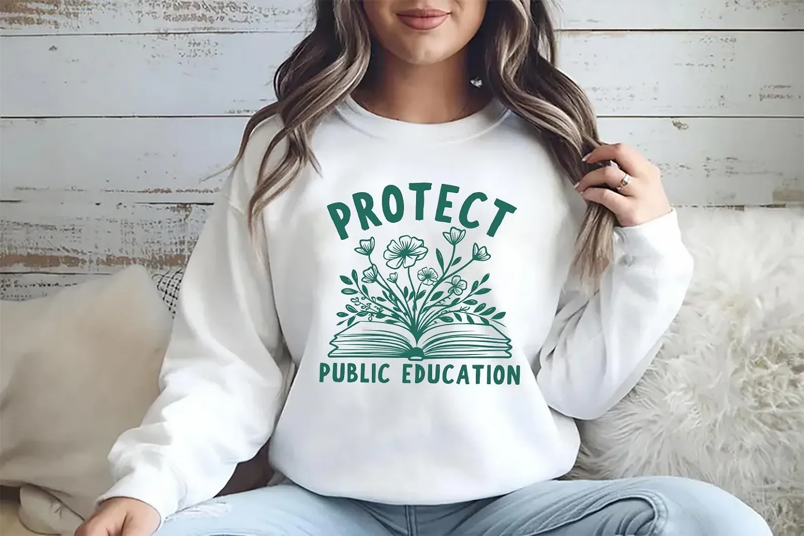 Світшот Public Education Long Sleeve, фото №2