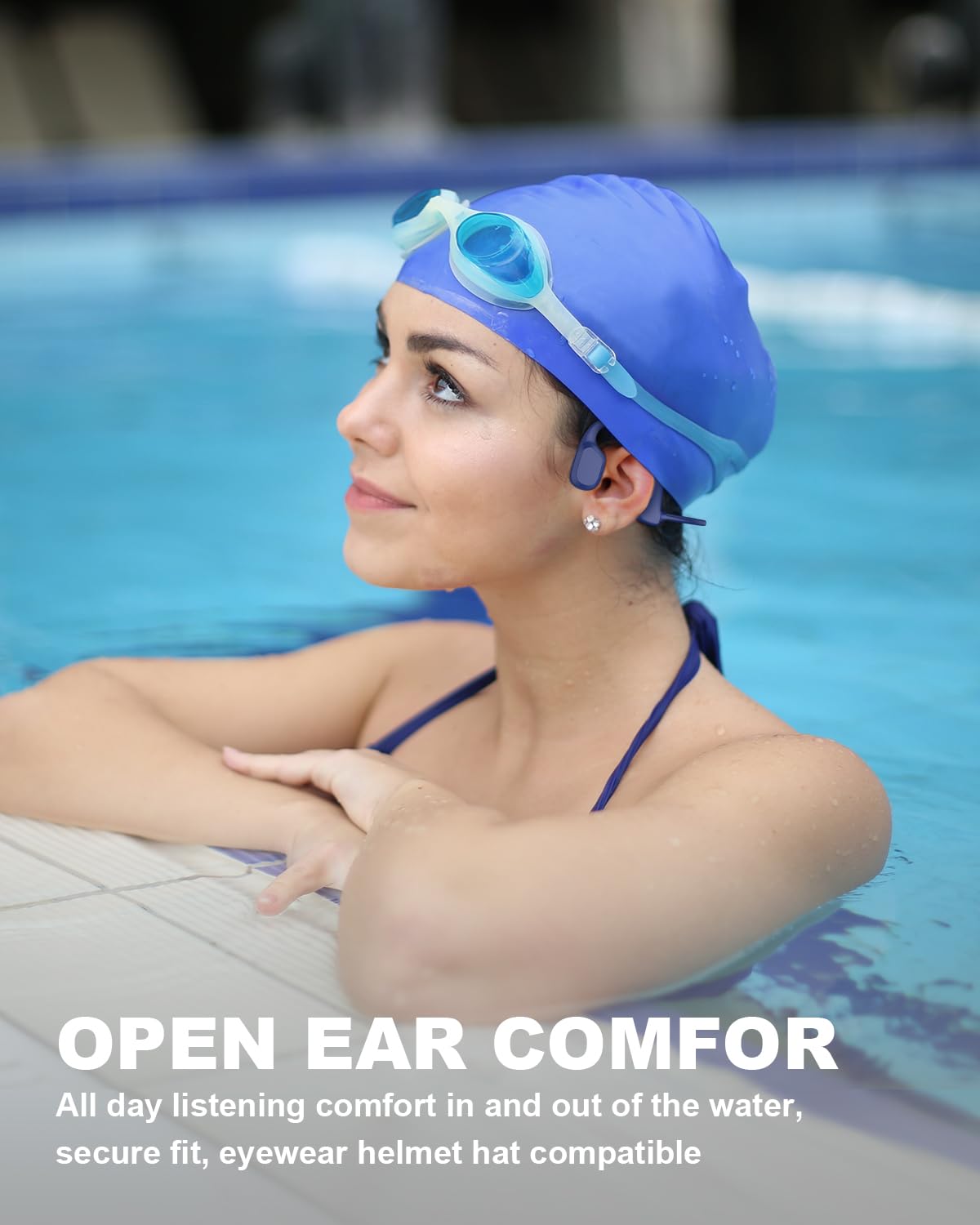 Наушники SANOTO Swimming Bluetooth 5.2 Bone Sound Наушники IP68 Подводные Наушники 8G MP3 Открытые Спортивные Наушники Чёрный, фото №2
