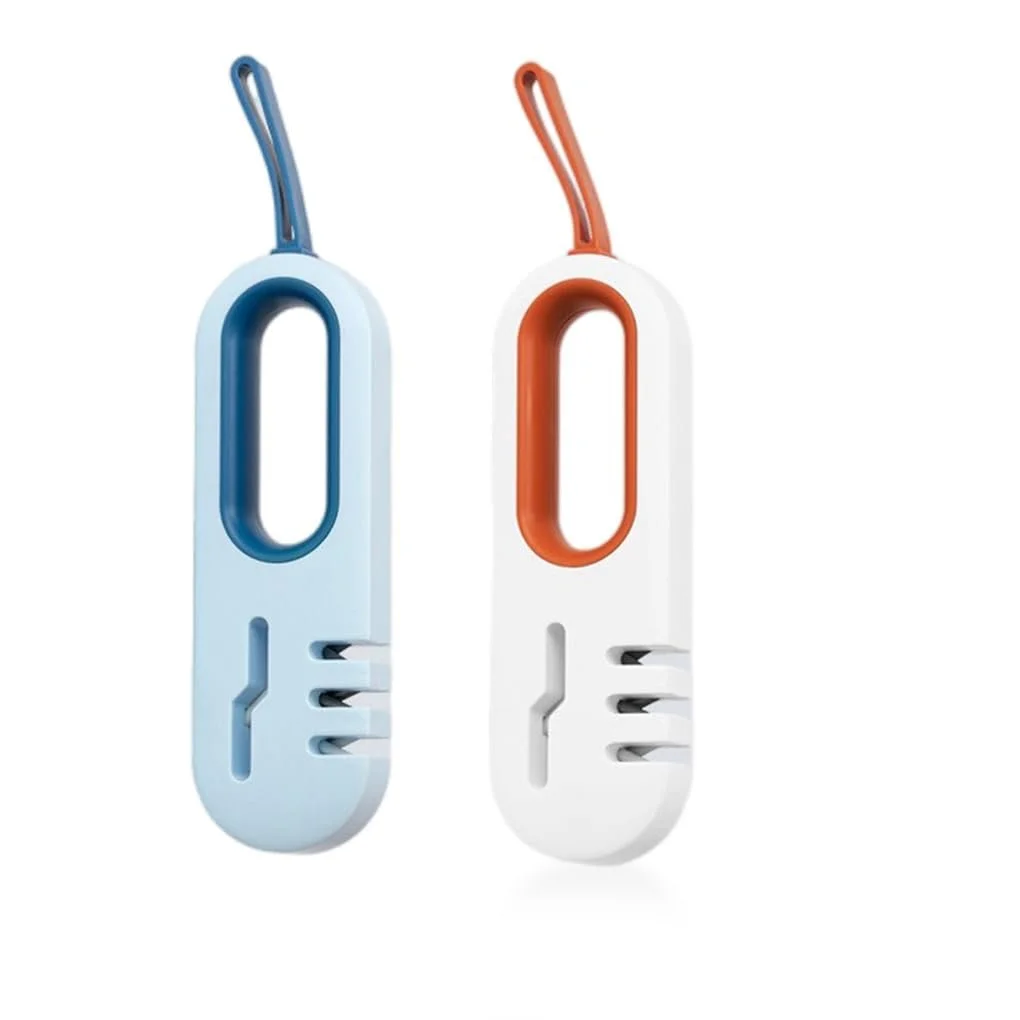 Точильний камінь ручний настільний міні для кемпінгу та барбекю Білий, фото №7