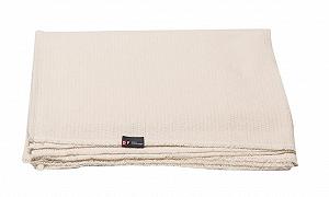 Покривало David Fussenegger Stella Однотонне 140 x 200 см Натуральний білий synthetic.ua - Фото 1