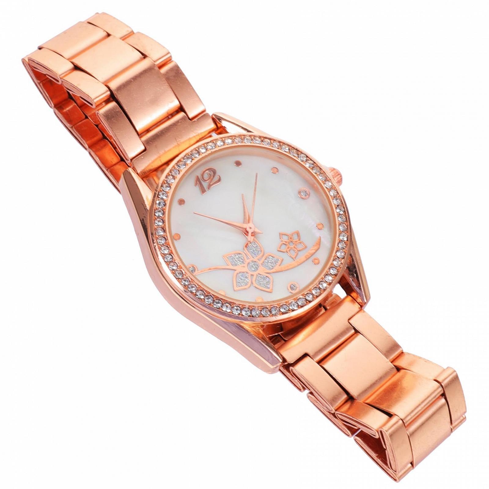 Кварцовий годинник VALICLUD Спортивний, Рожеве золото, фото №1