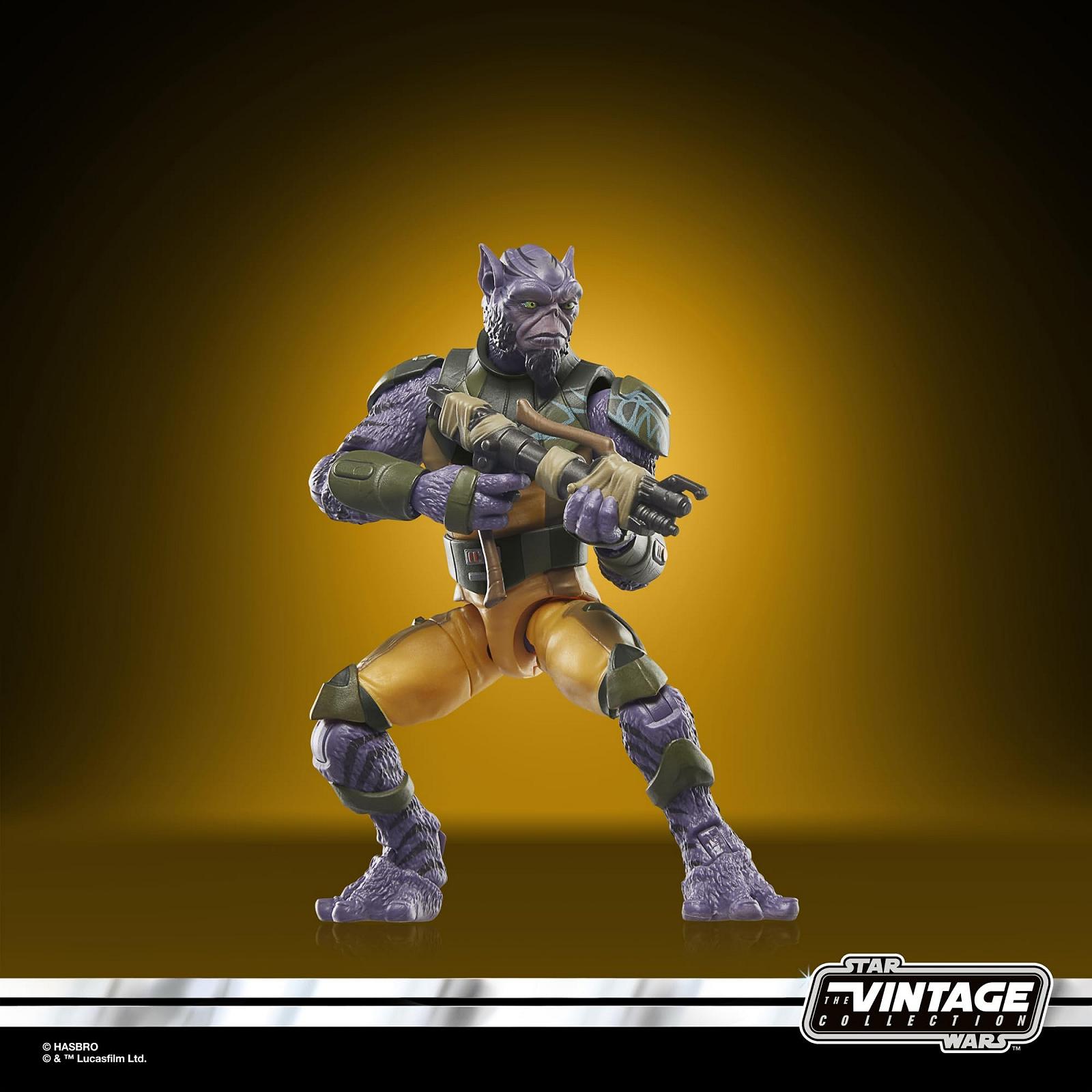 Екшн-фігурка Star Wars The Vintage Collection Garazeb "Zeb" Orrelios Deluxe Rebels, масштаб 9,5 см, фото №10