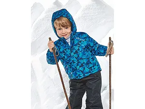 Зимняя куртка lupilu для малышей Синий Треугольник 86/92 synthetic.ua - Фото 1