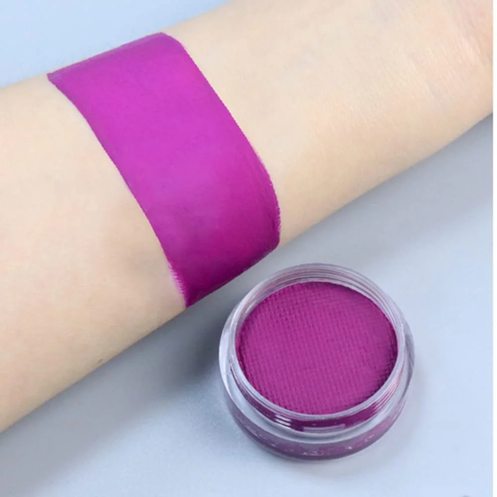 Підводка Mysense Single Water Activated Palette Face Paint Fluorescent Bright Rainbow Makeup Matte and UV Glow Graphic Eyeliner Фіолетовий, фото №2