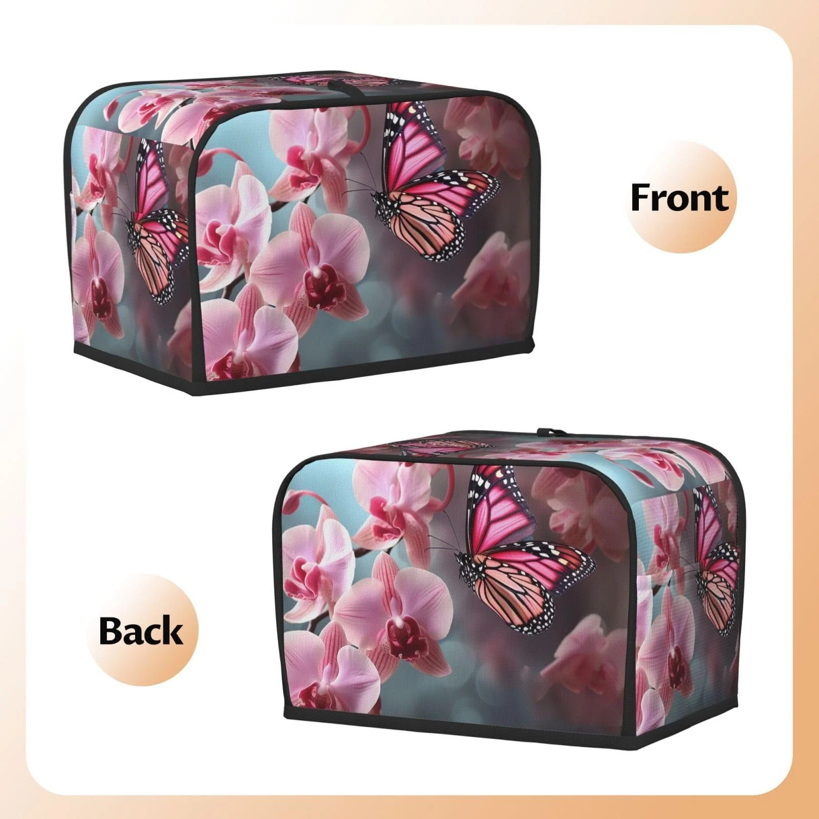 Чохол для тостера на 2 скибки Універсальний Пило- і водовідштовхувальний, фото №3 Чохол для тостера на 2 скибки Універсальний Пило- і водовідштовхувальний, фото №3