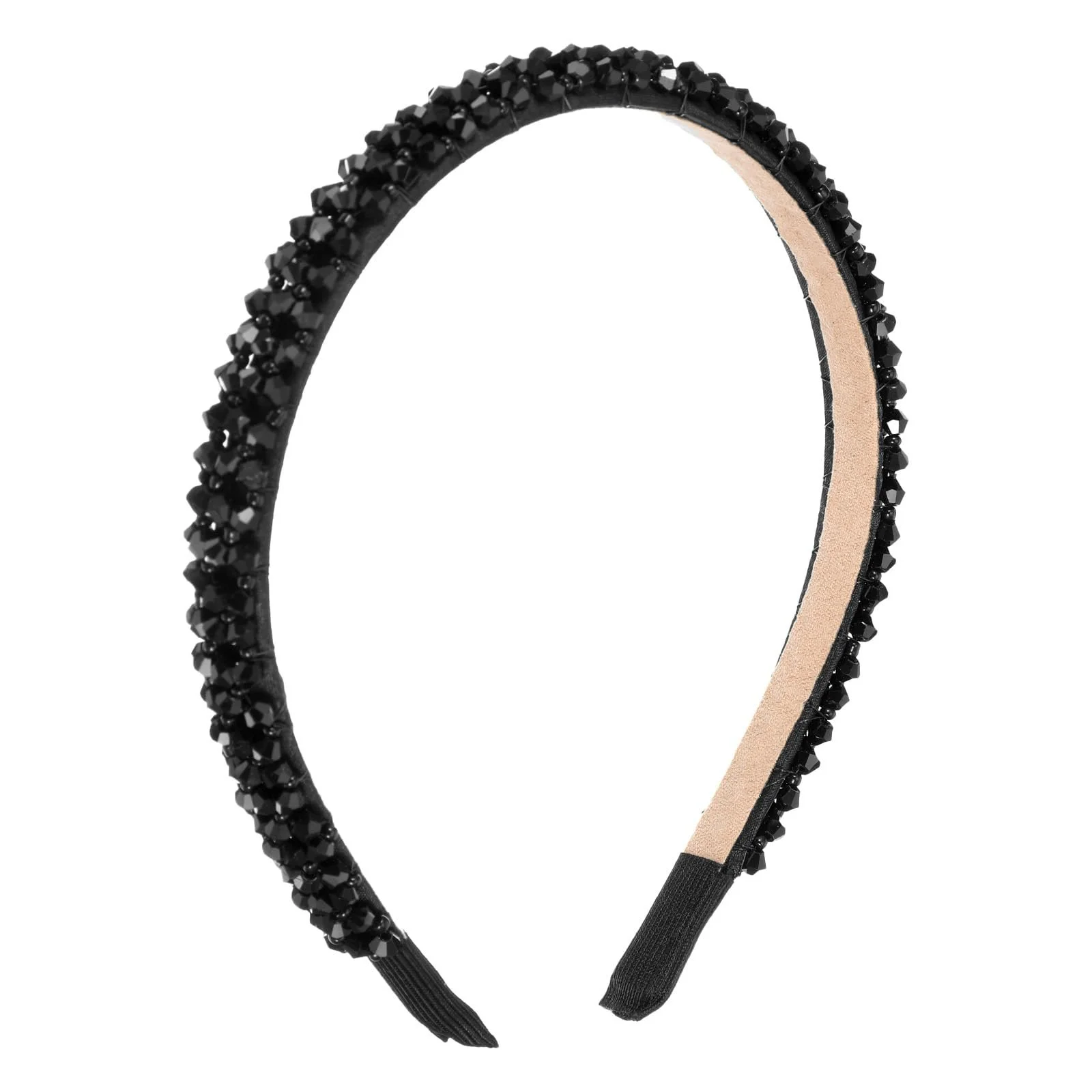 Обідок для волосся з кришталевими перлинами для дівчат, фото №1