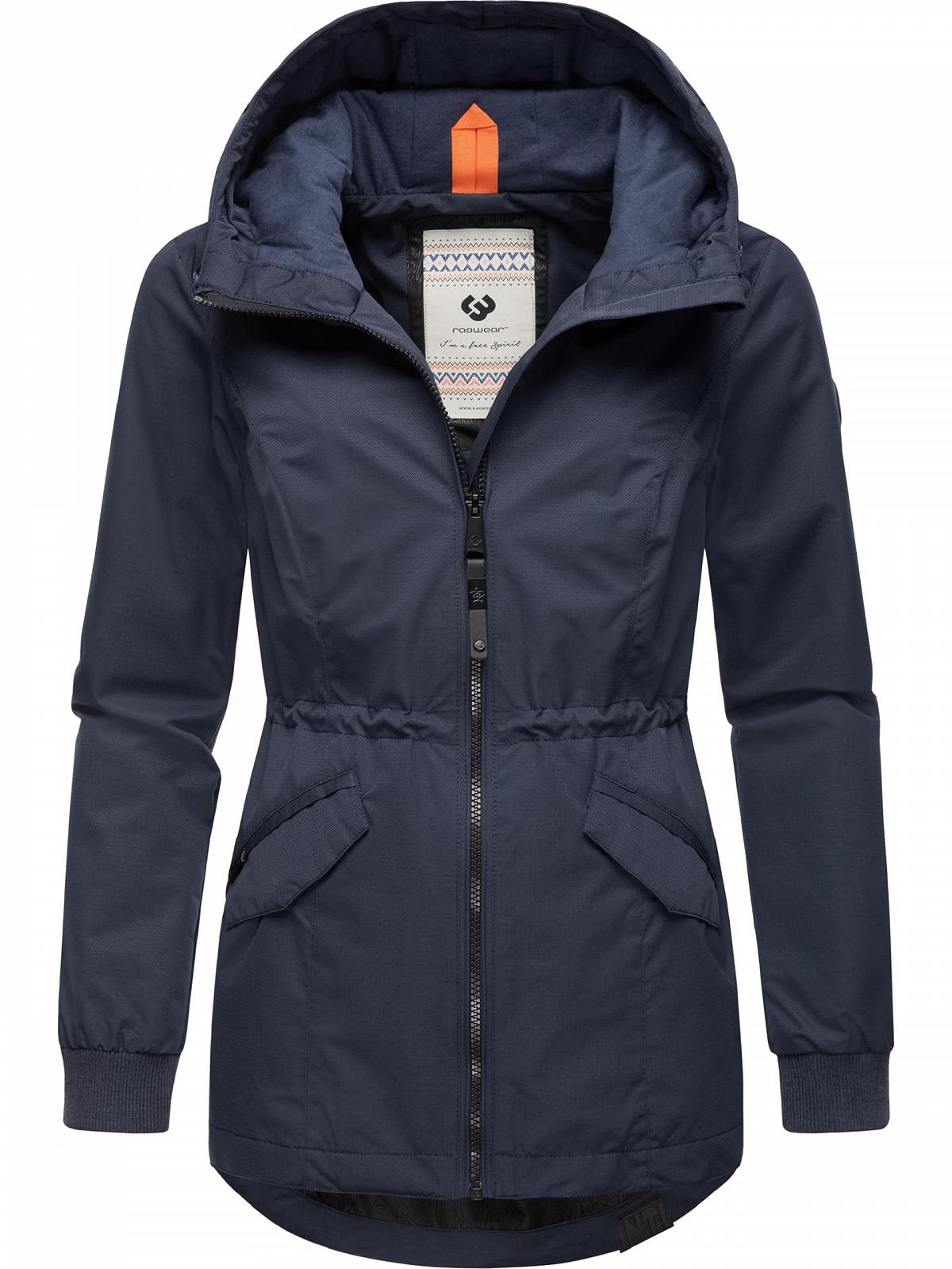 Переходная куртка Ragwear Dowey Tech YOUMODO Легкая женская Короткая дождевая куртка Водонепроницаемая (11 000 мм водяного столба) Дышащая куртка для активного отдыха с капюшоном, фото №4