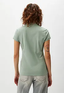 Женская футболка Guess Jeans, Зеленая, S synthetic.ua - Фото 1