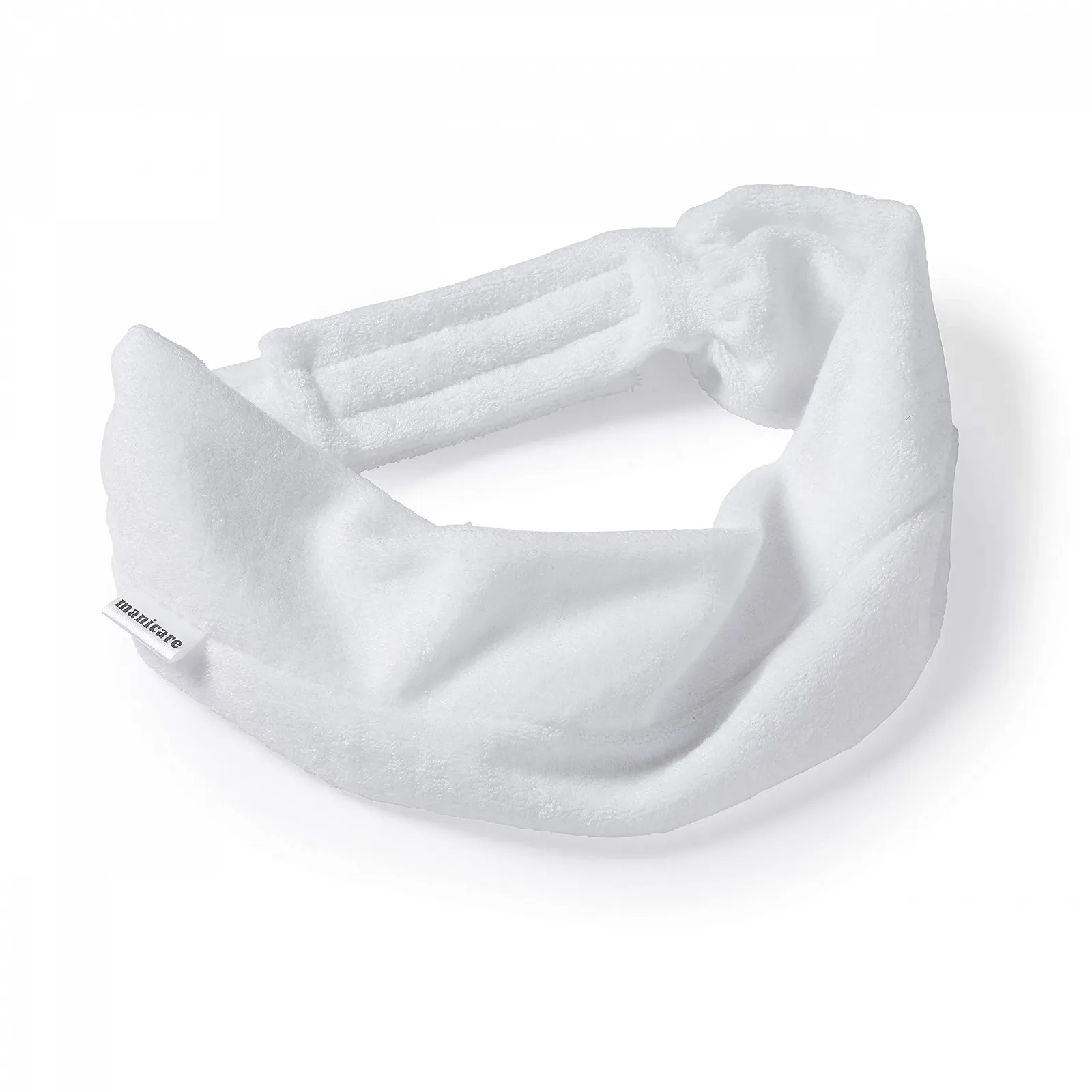 Пов'язка на голову махрова Manicare біла, фото №1 Пов'язка на голову махрова Manicare біла, фото №1