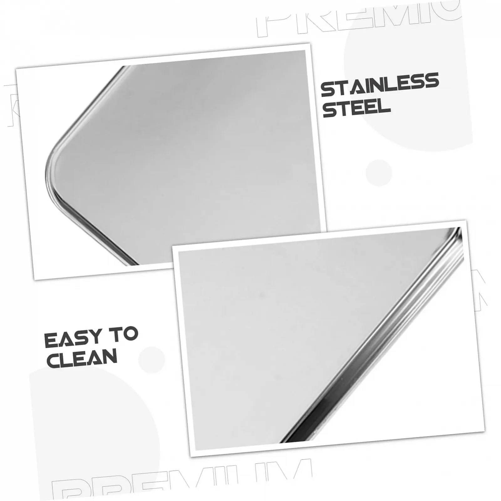 Набор форм для запекания IMIKEYA 3 шт прямоугольные для десертов и лазаньи, фото №3