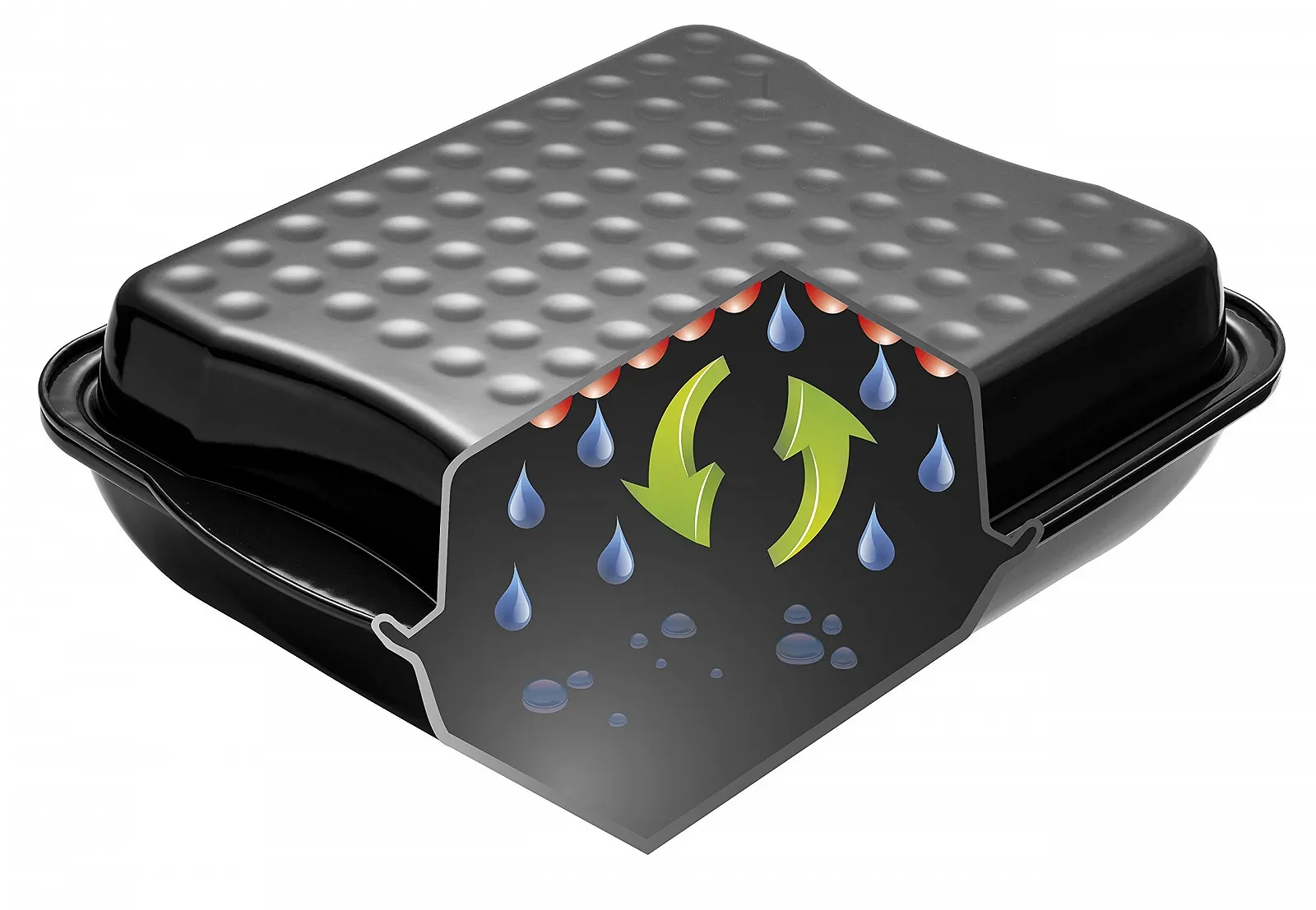 Жаровня Dr. Oetker Back-Idee Kreativ 1301 Maxi с эмалированной крышкой, фото №3 Жаровня Dr. Oetker Back-Idee Kreativ 1301 Maxi с эмалированной крышкой, фото №3