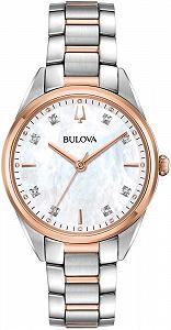 Купить Женские аналоговые часы Bulova 98P183, браслет из нержавеющей стали - Фото 1 Женские аналоговые часы Bulova 98P183, браслет из нержавеющей стали - Фото 1