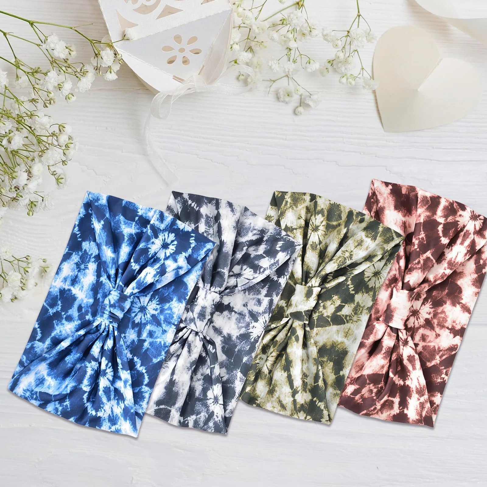 Пов'язка на голову Жіноча Ретро Богемний стиль Широка, фото №3 Пов'язка на голову Жіноча Ретро Богемний стиль Широка, фото №3