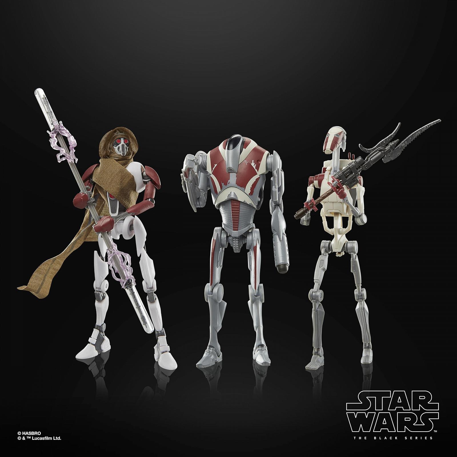 Фигурки Star Wars The Black Series Магна-Страж, Супер Боевой Дроид, Боевой Дроид Джедаи: Выживший, набор 3 шт., масштаб 15 см, фото №6