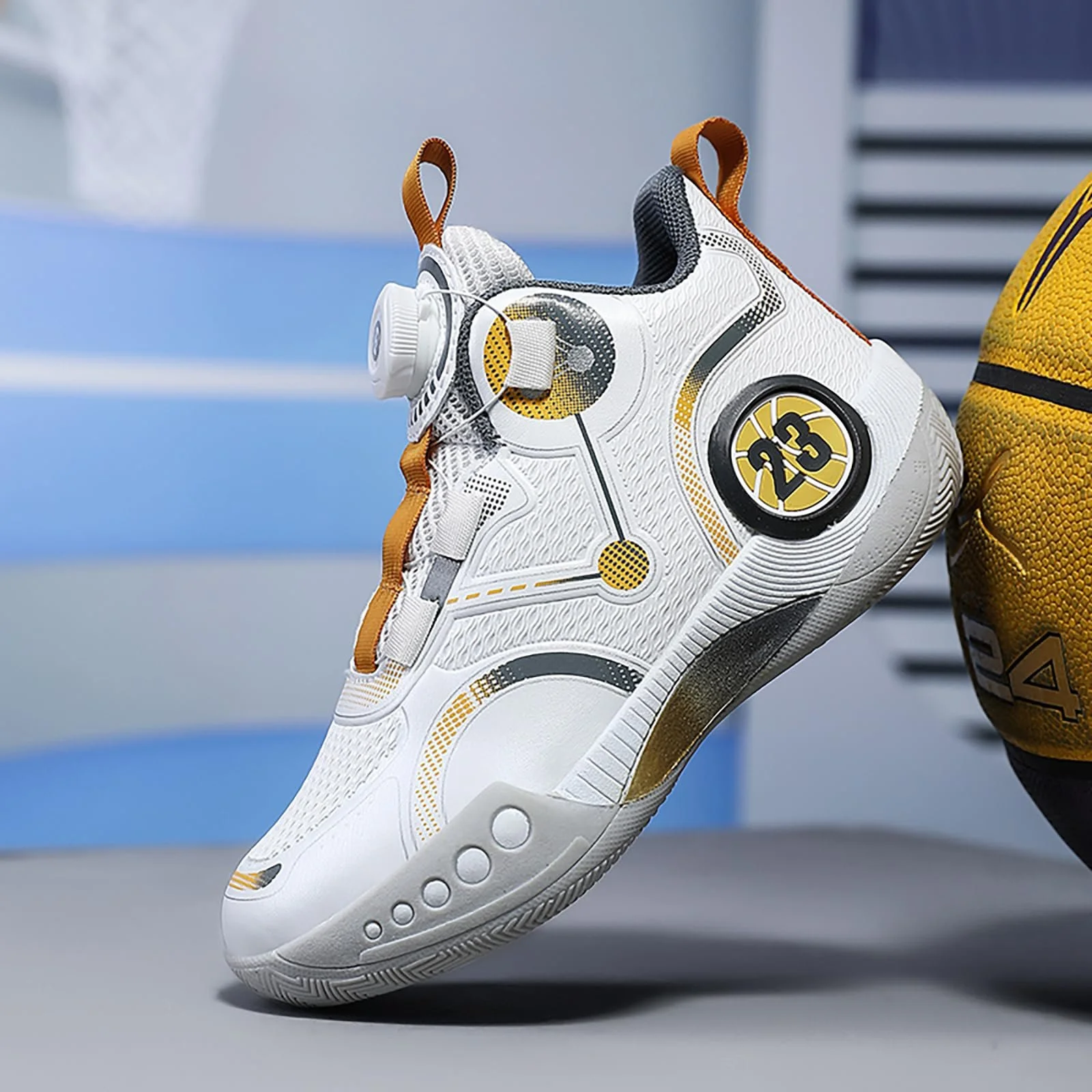 Детские Баскетбольные Кроссовки для Мальчиков, Спортивные Кроссовки для Девочек, Легкие, Дышащие Кроссовки с Высоким Верхом, Детская Обувь с Поворотным Механизмом, фото №3 Детские Баскетбольные Кроссовки для Мальчиков, Спортивные Кроссовки для Девочек, Легкие, Дышащие Кроссовки с Высоким Верхом, Детская Обувь с Поворотным Механизмом, фото №3