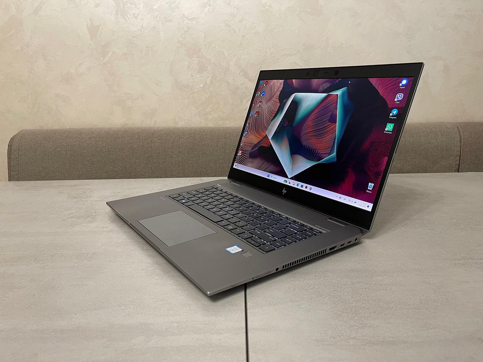 Ноутбук HP Zbook Studio 15 G5, 15,6" FHD IPS, i7-8750H, 32GB, 256GB, Nvidia 4GB, фото №1