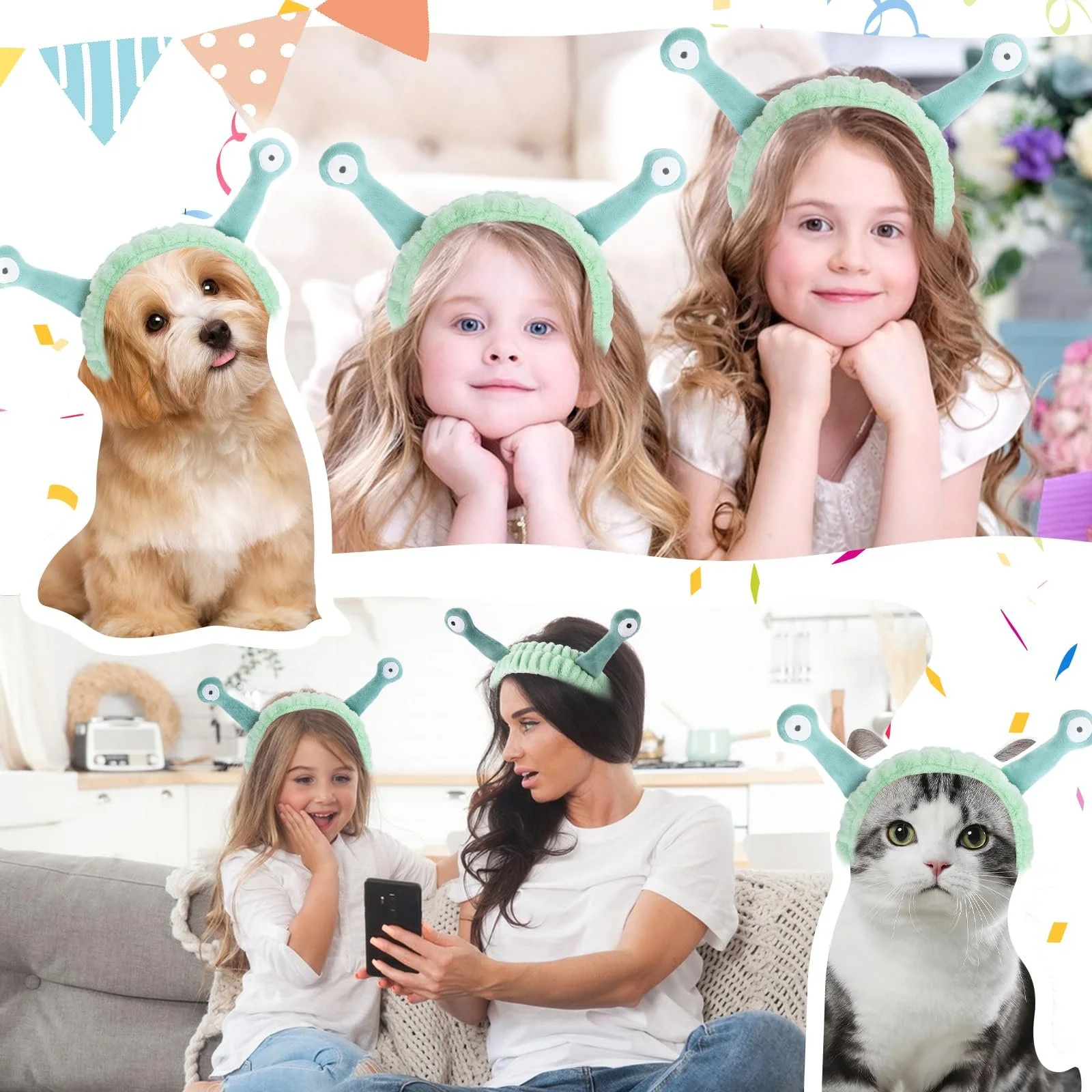 Пов'язка для волосся Sibba Snail, Косметична, фото №5