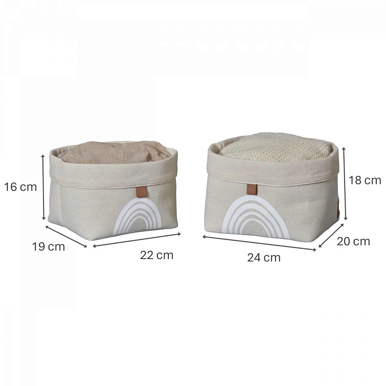 Органайзер LOVE IT STORE IT Premium Набор корзин для хранения Бежевый для детской комнаты и ванной комнаты, фото №3