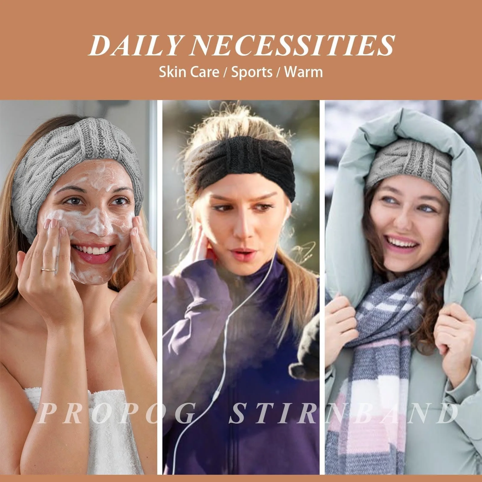 В'язана Пов'язка на Голову для Жінок, фото №5 В'язана Пов'язка на Голову для Жінок, фото №5