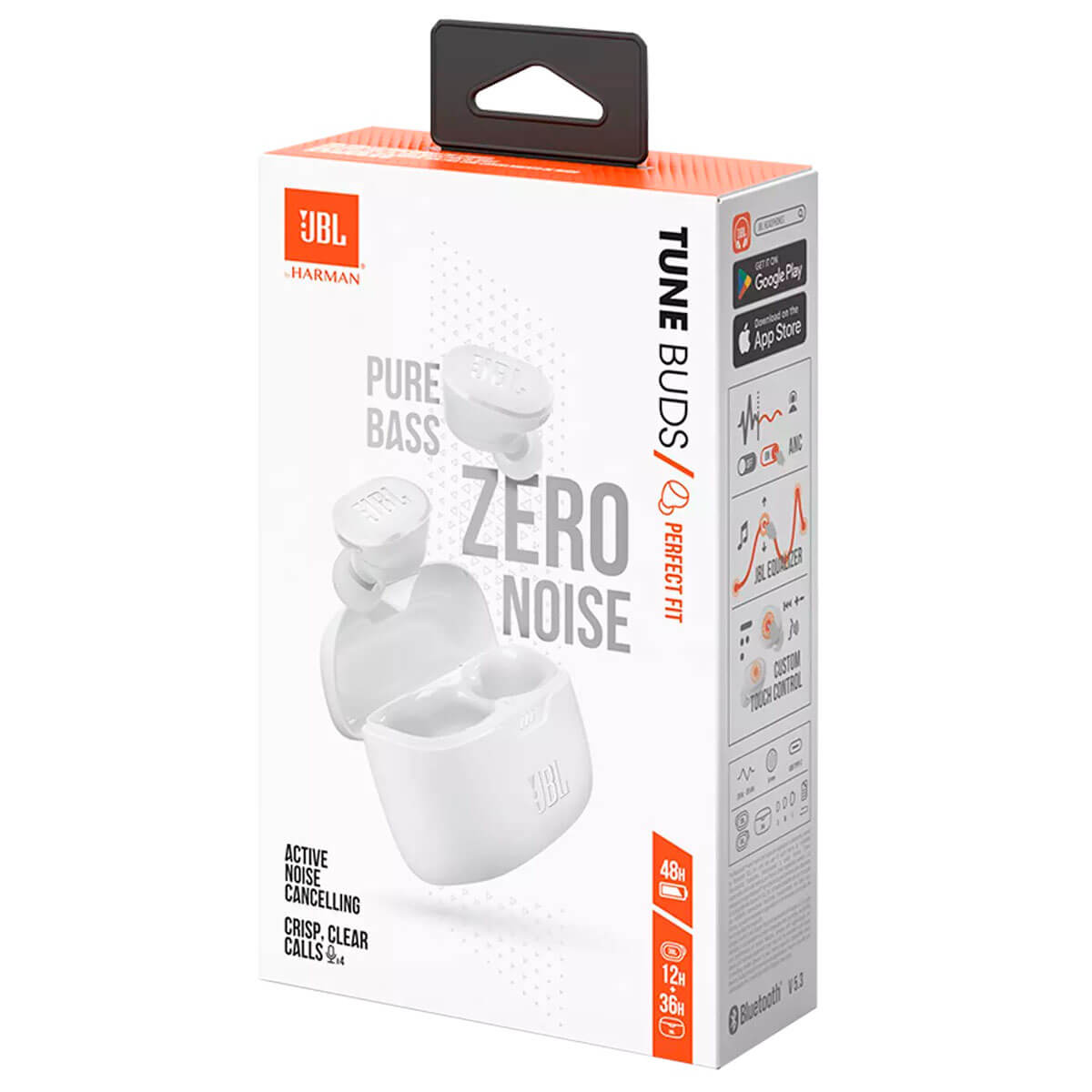 Навушники JBL Tune Buds White JBLTBUDSWHT, фото №6