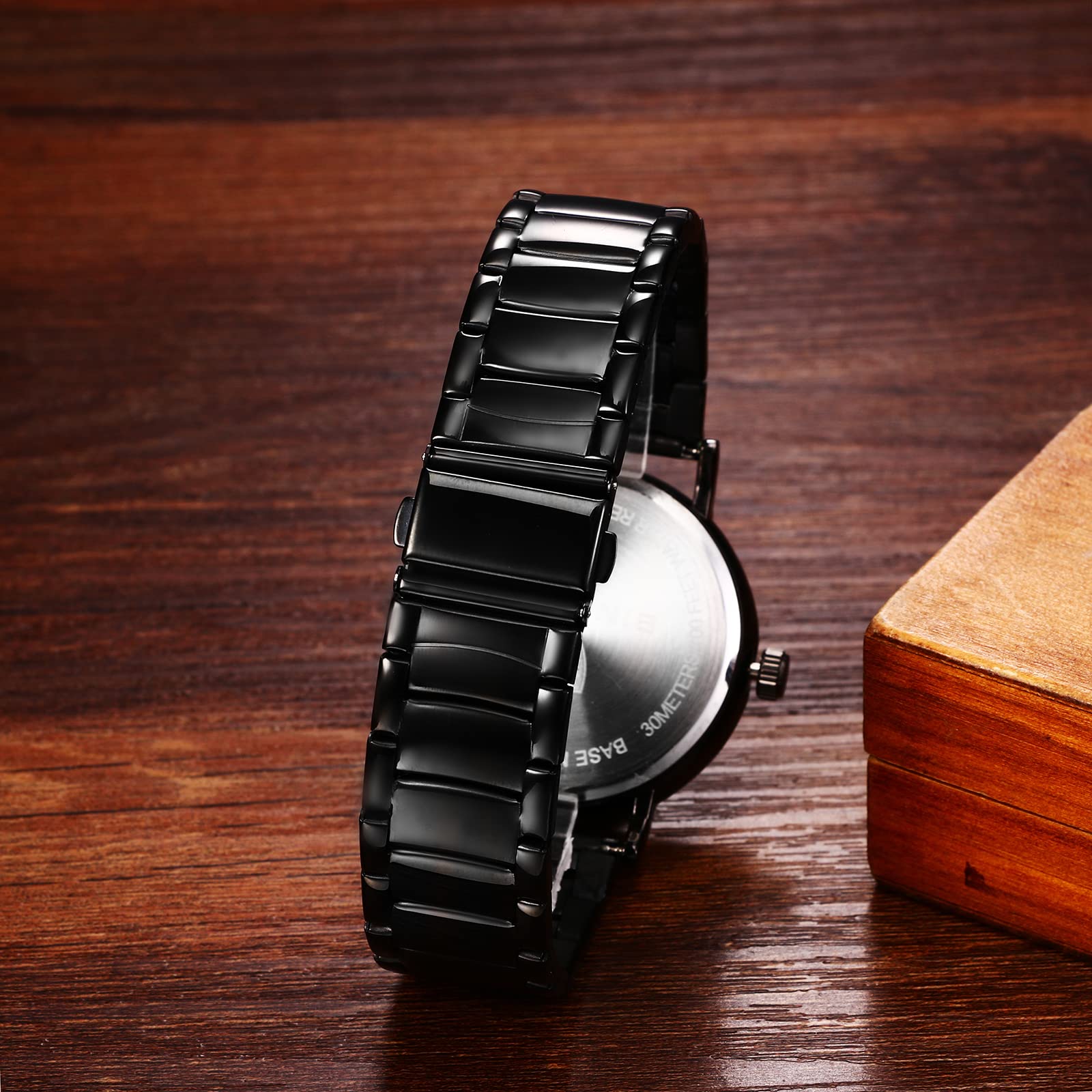 Годинник Avaner Чоловічий механічний з календарем водонепроникний з нержавіючої сталі аналоговий кварцовий, фото №3