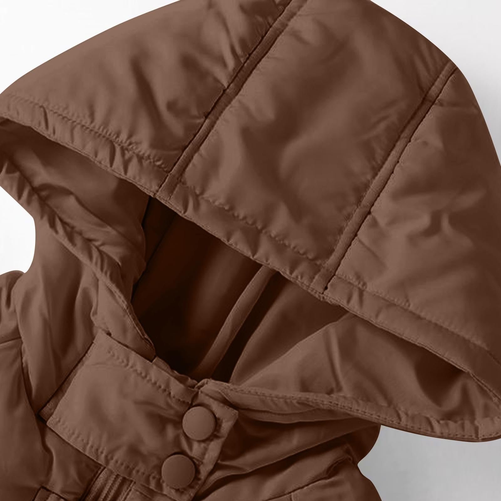 Дитяча однотонна куртка з капюшоном, подовжена, фото №3 Дитяча однотонна куртка з капюшоном, подовжена, фото №3