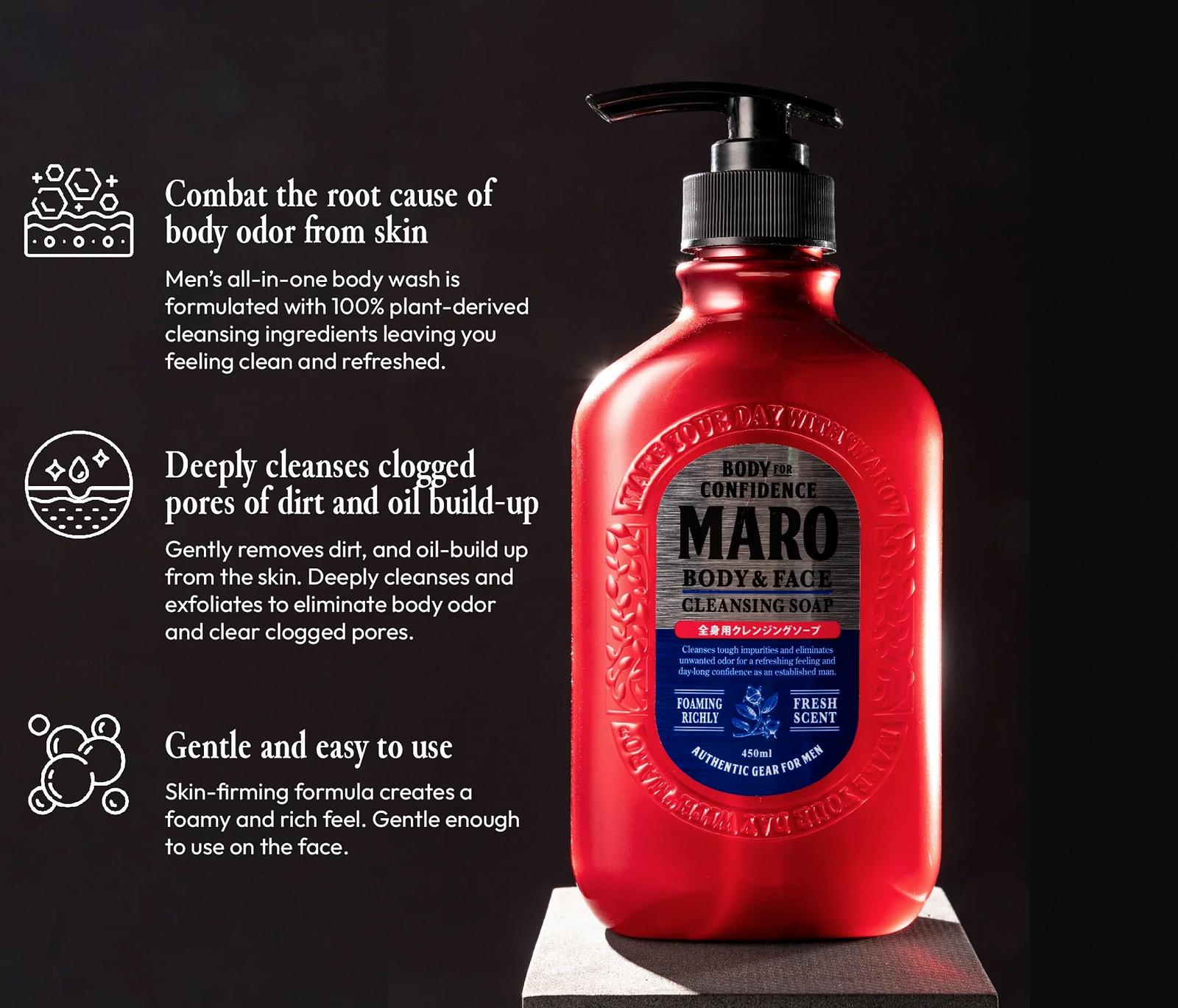 Гель для очищення тіла та обличчя Maro 450 мл, фото №2 Гель для очищення тіла та обличчя Maro 450 мл, фото №2