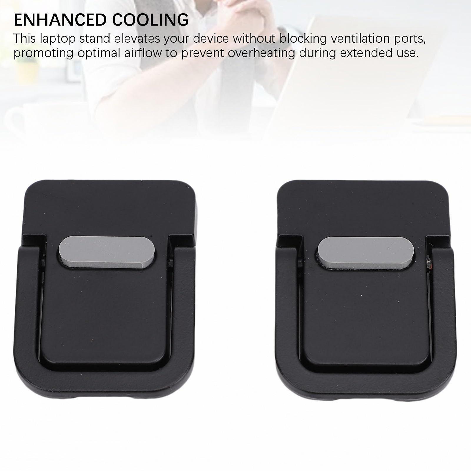 Підставка для ноутбука складана, ергономічна, з алюмінієвого сплаву, регульована ширина, фото №5