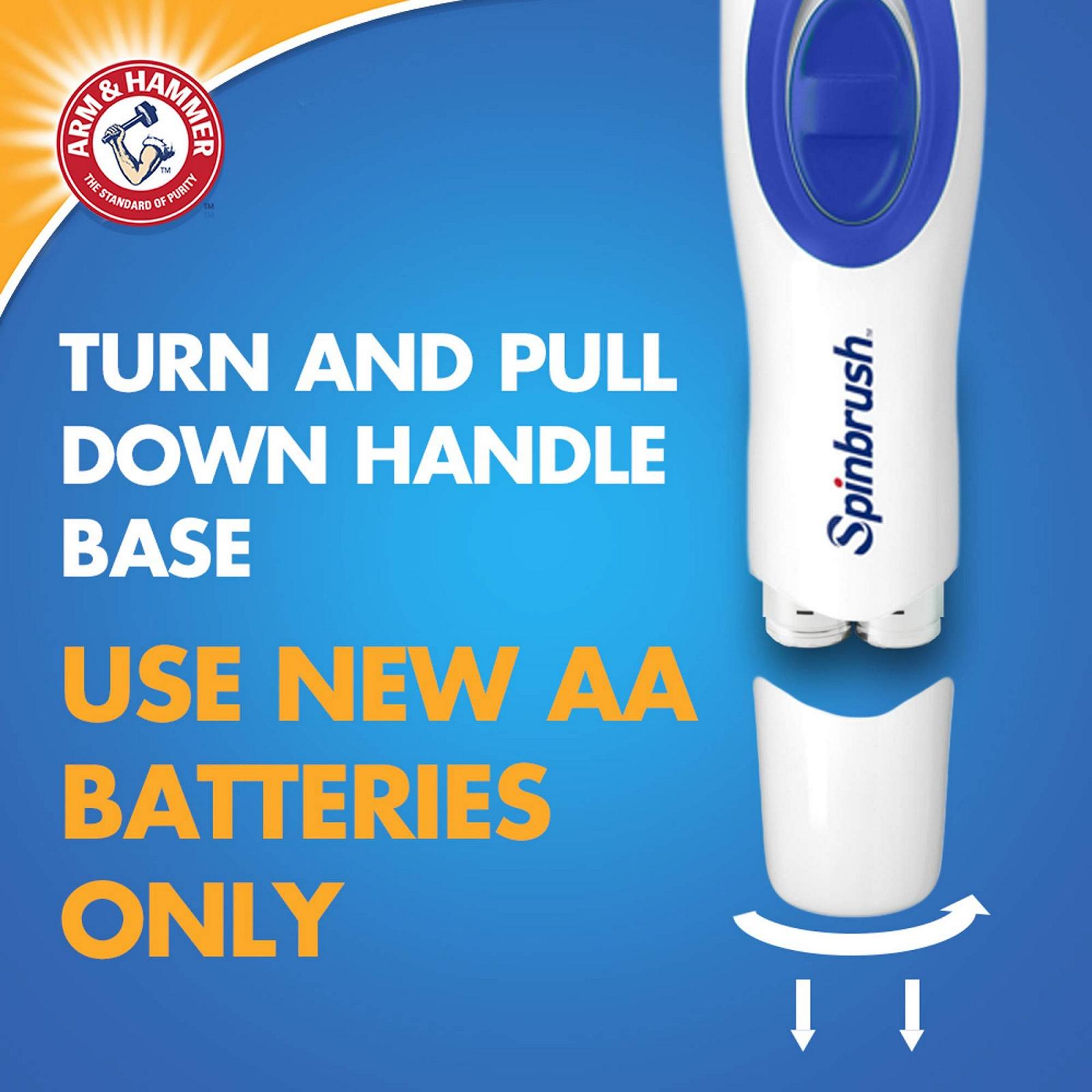 Зубная щетка с батарейным питанием Spinbrush Really Radiant Clean & Fresh, фото №9