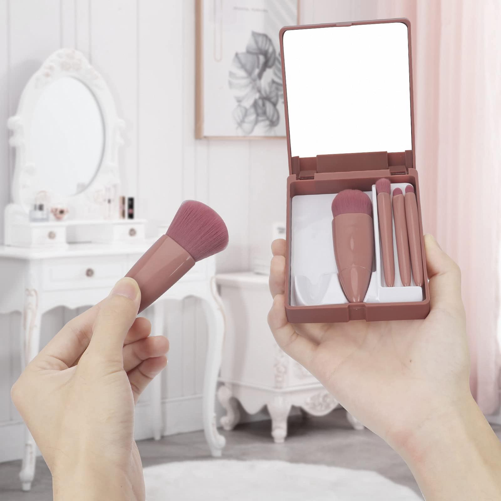 Набір Unaone Professional Makeup Brush з дзеркальною коробкою 5 шт., фото №7