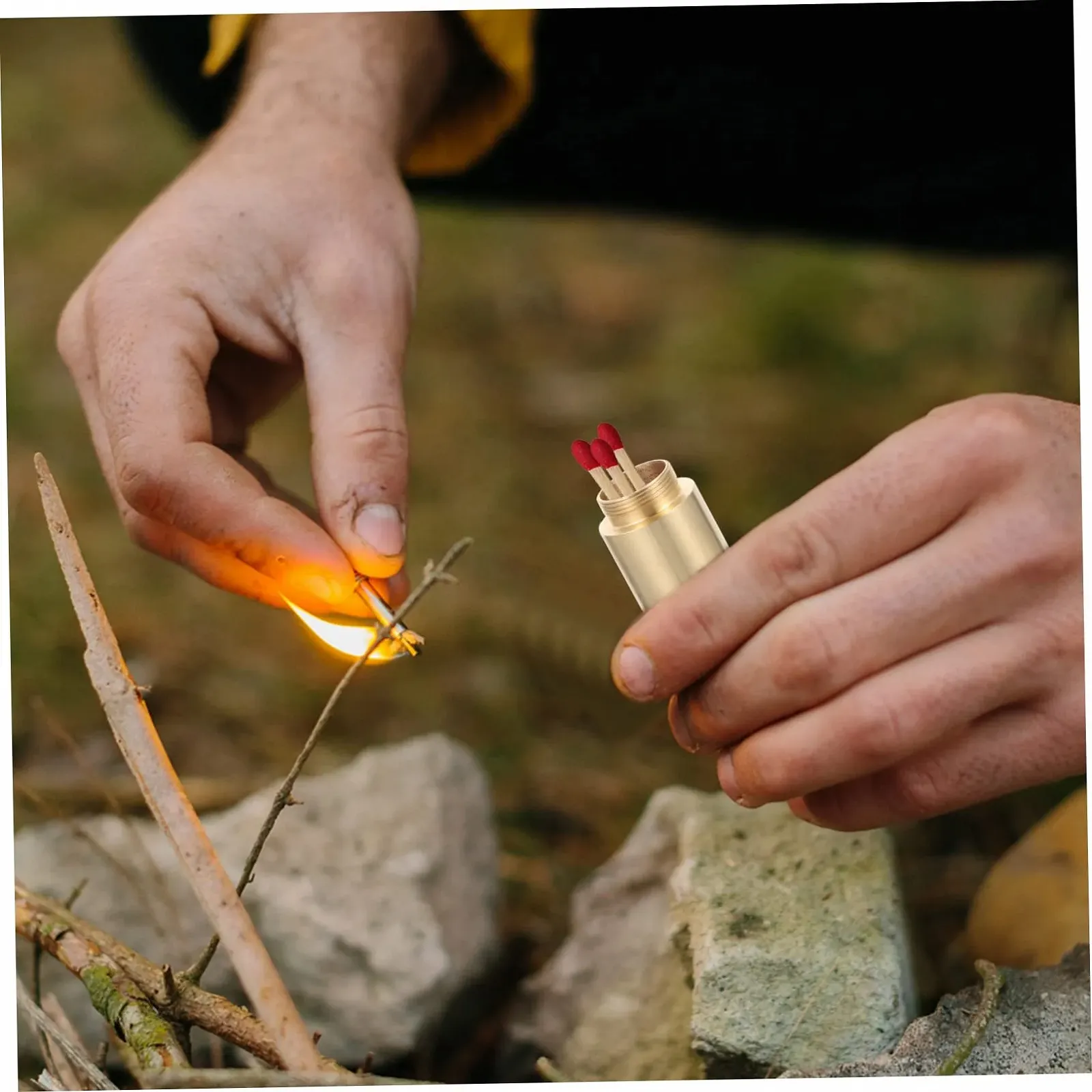 Коробка для зберігання WESIEVYA, водонепроникна, латунна, фото №4