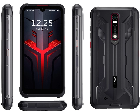 Смартфон 6.3" Hotwav Cyber 8 4/64GB 4G 2-SIM NFC 16/8Мп 8 ядер Android 11 Black , фото №2