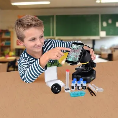 Микроскоп National Geographic 40x-640x с адаптером для смартфона 922416, фото №6