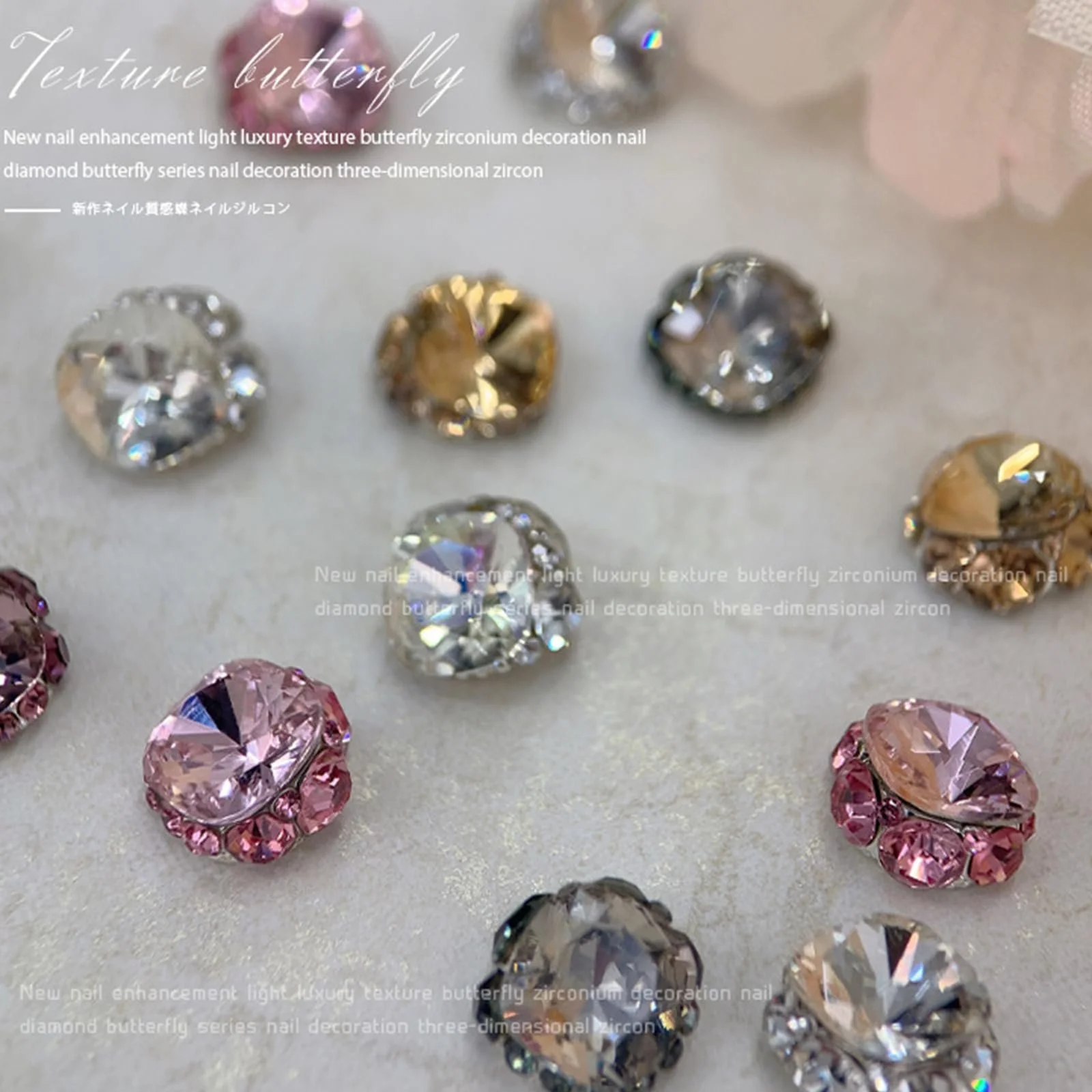 Набор 3D страз для искусства, одежды, ювелирных изделий, ногтей, маникюра, 3 шт, фото №6