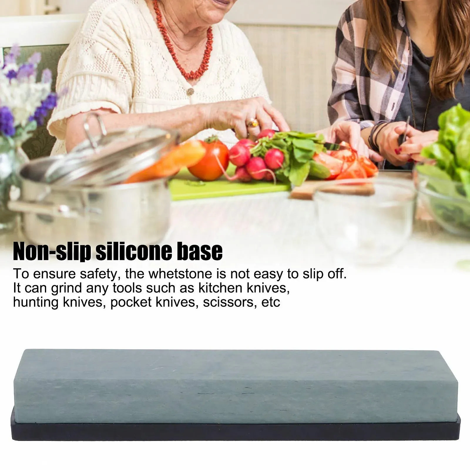 Точильный камень Nikou 5000 Grit с силиконовым основанием, фото №4