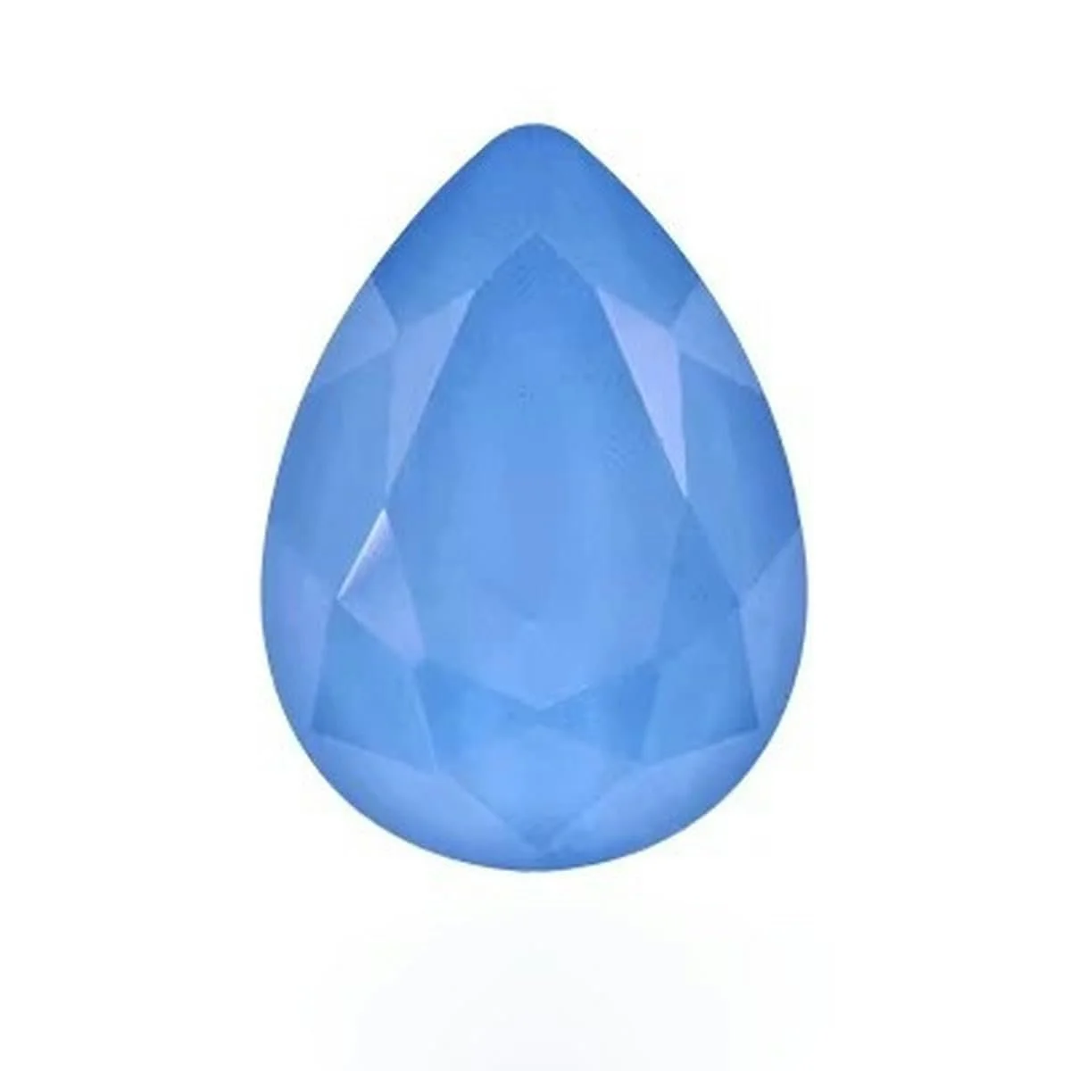 Стрази Блакитний коштовний камінь 13 x 18 мм, 24 шт, фото №1