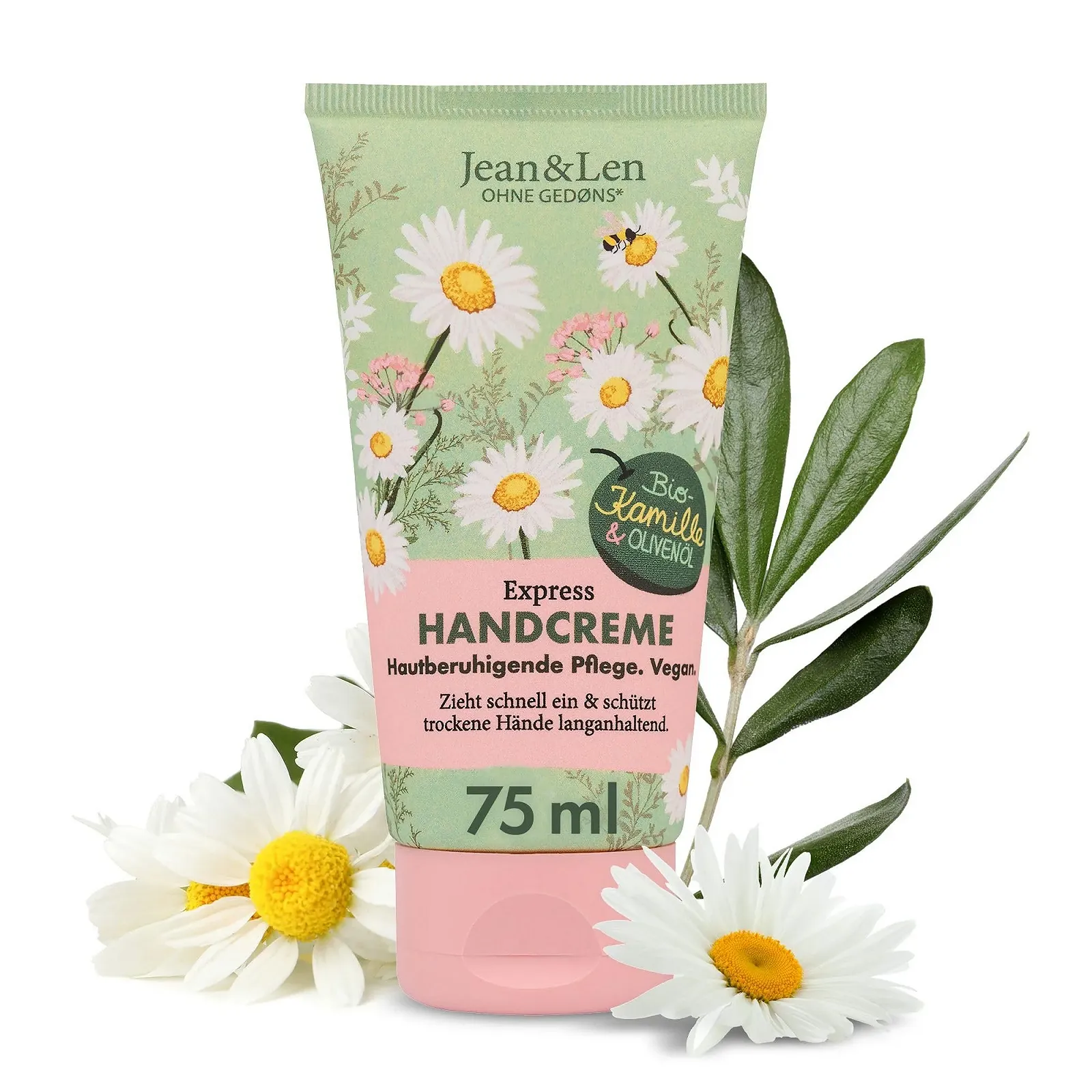 Крем для рук Jean & Len Ромашка та оливкова олія 75 мл, фото №1