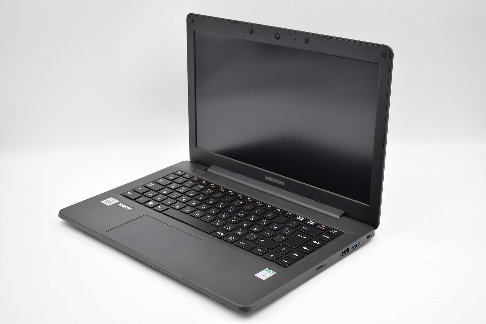 Ноутбук 14" Medion (Lenovo Group) Akoya E14409 | Intel Core i3-1005G1 | IPS (1920x1080) FullHD | RAM DDR4 8 ГБ | SSD 256 ГБ | Intel UHD Graphics | Win10 б/в (1527), фото №4