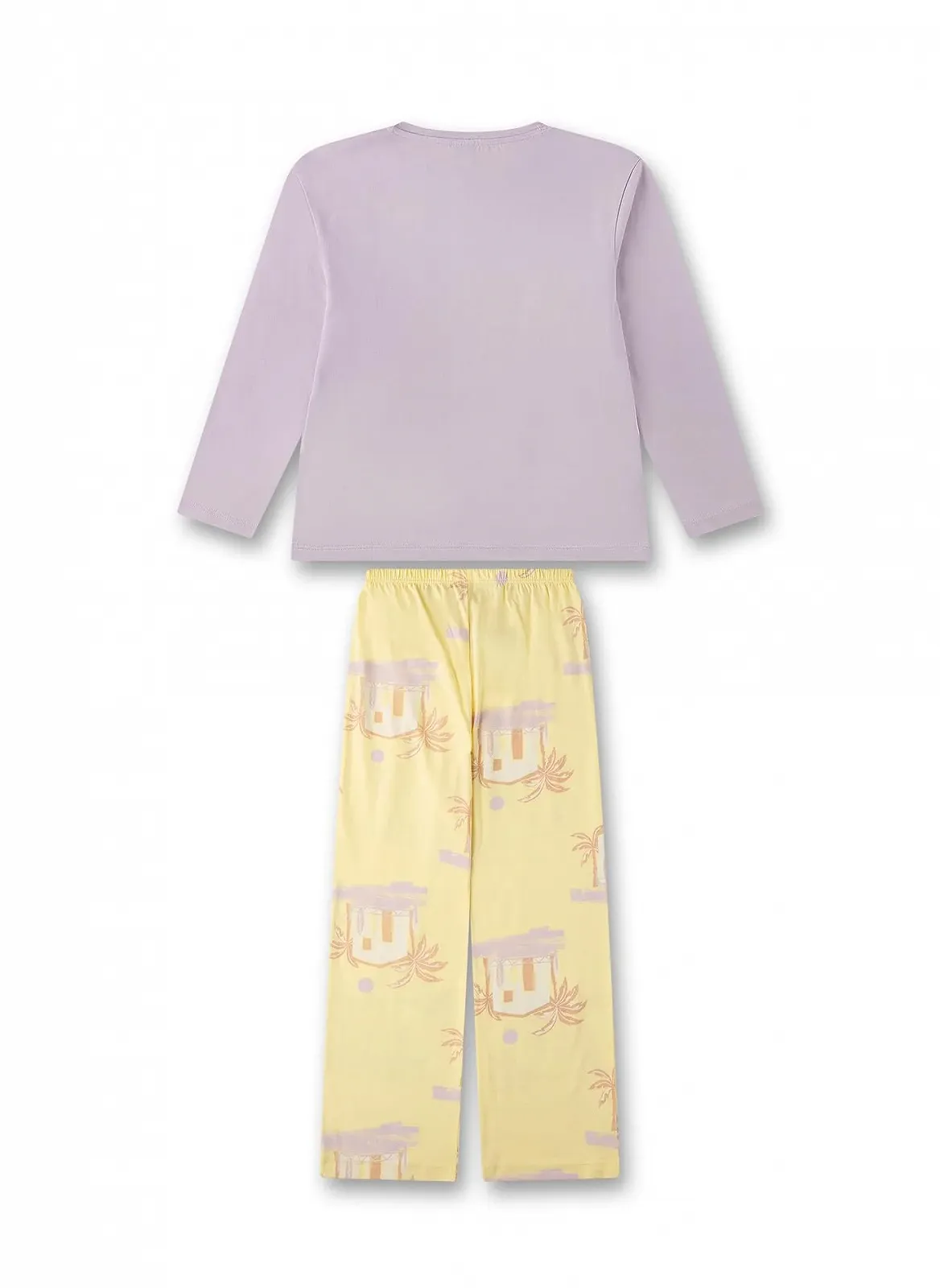 Пижама Sanetta для девочек длинная розовая, фото №2 Пижама Sanetta для девочек длинная розовая, фото №2