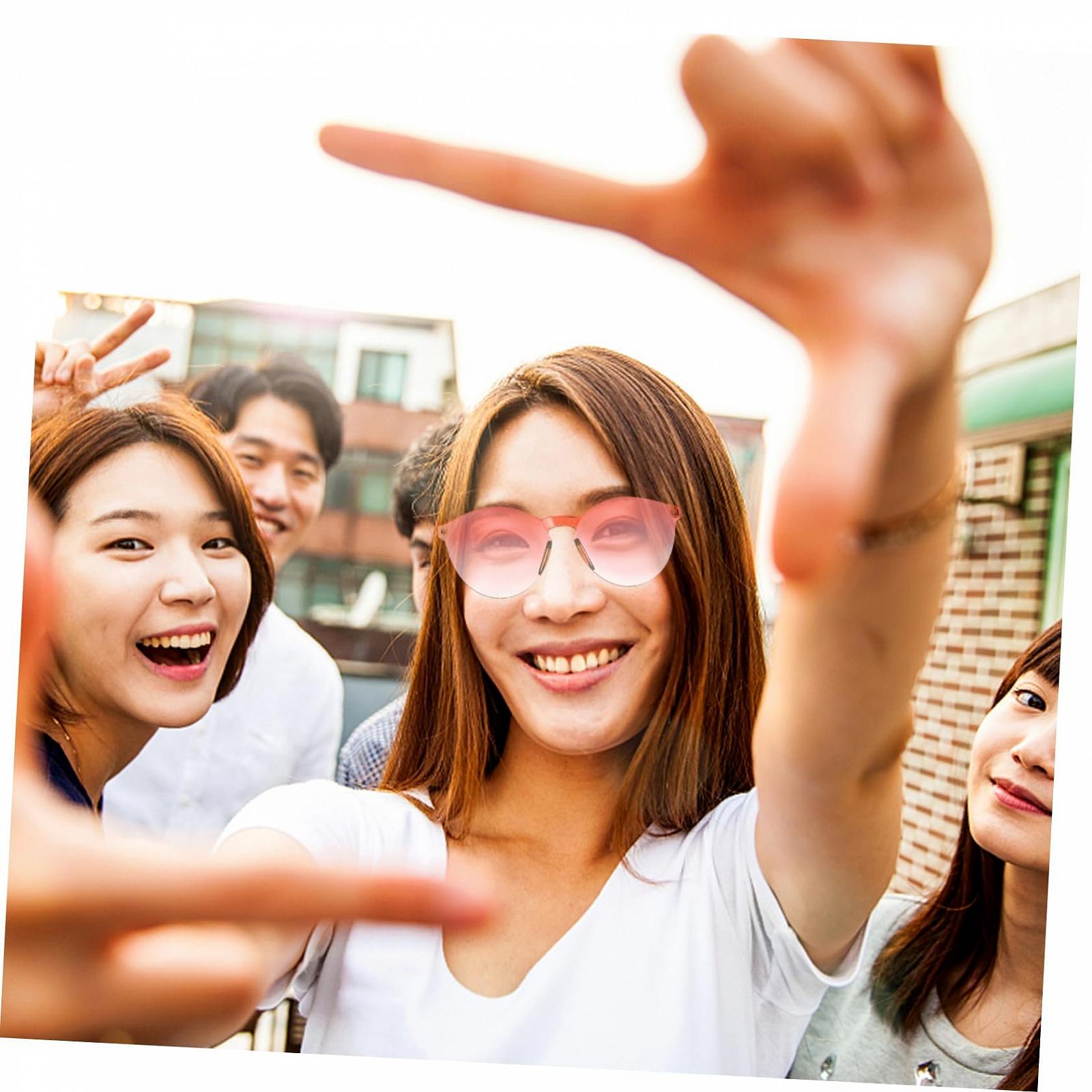 Сонцезахисні окуляри Серце PACKOVE 30 шт., Різні кольори, фото №3