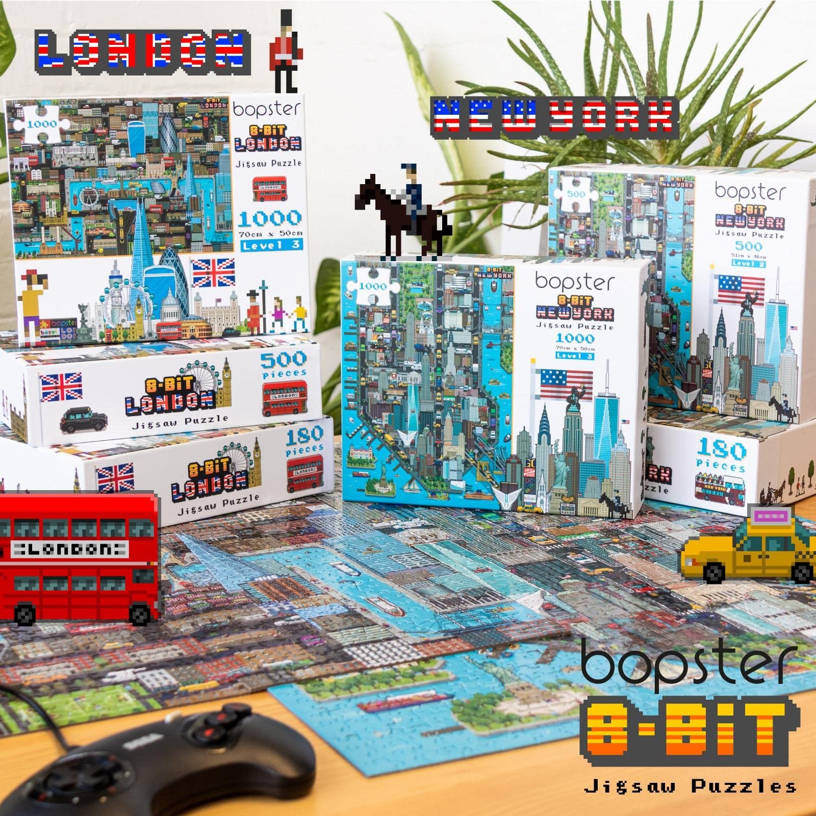 Пазл Bopster 8-bit London Pixel Jigsaw Puzzle 1000 деталей Level 3 70 x 50 см, фото №8 Пазл Bopster 8-bit London Pixel Jigsaw Puzzle 1000 деталей Level 3 70 x 50 см, фото №8