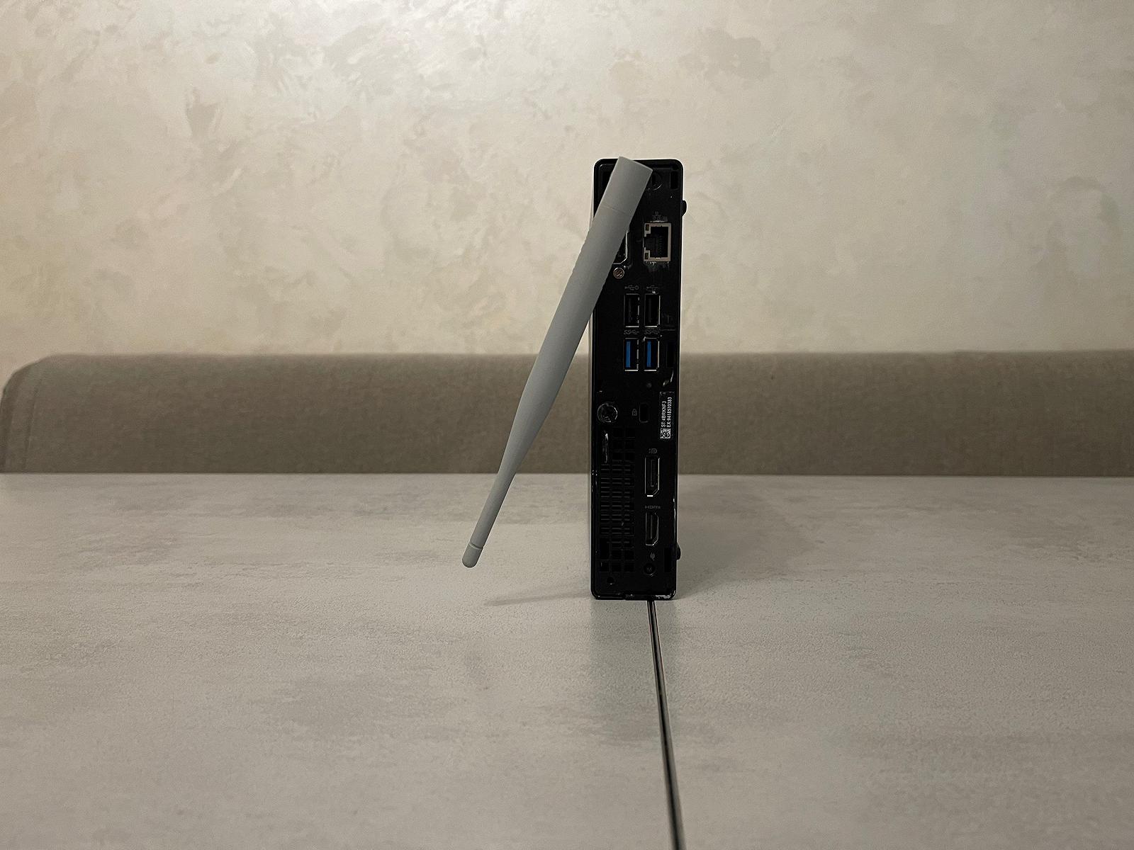Потужний міні-ПК Dell OptiPlex 3080 Micro, i5-10600T, 16GB DDR4, 256GB SSD + 500GB HDD, Wi-Fi, фото №3