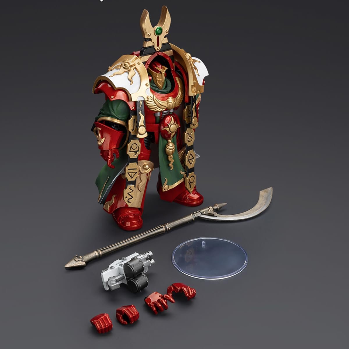 Фігурка Joytoy Warhammer The Horus Heresy Series Thousand Sons: Legion Praetor in Cataphractii Terminator Armour, масштаб 1:18, фото №7